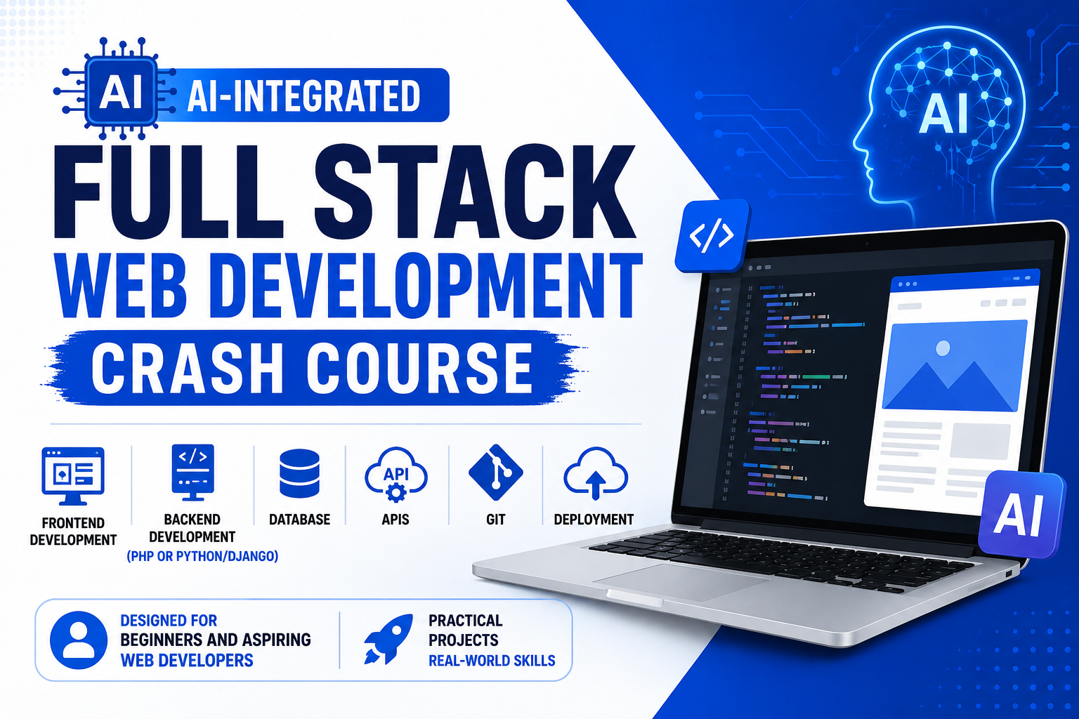 AI-INTEGRATED FULL STACK WEB DEVELOPMENT CRASH COURSE