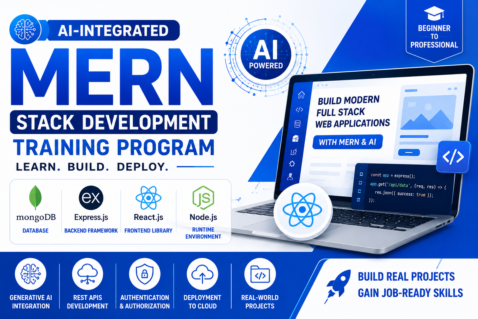 AI-INTEGRATED MERN STACK CRASH COURSE