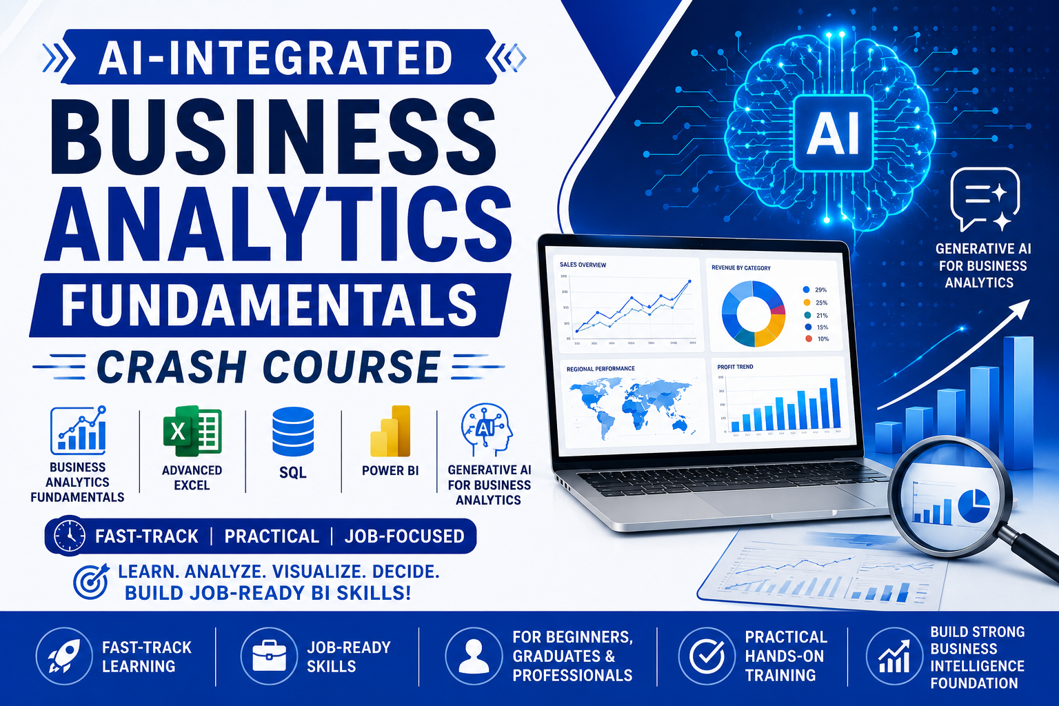 AI-INTEGRATED BUSINESS ANALYTICS FUNDAMENTALS CRASH COURSE